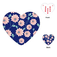 Floral Playing Cards Single Design (heart) by Sobalvarro