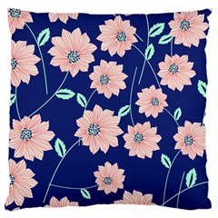 Floral Large Cushion Case (two Sides) by Sobalvarro