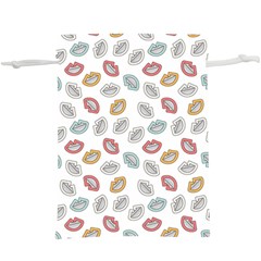 Happy Doodle Laugh  Lightweight Drawstring Pouch (xl) by tmsartbazaar