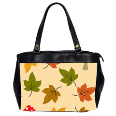 Autumn Leaves Oversize Office Handbag (2 Sides) by DithersDesigns