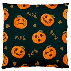 Halloween Large Flano Cushion Case (one Side) by Sobalvarro