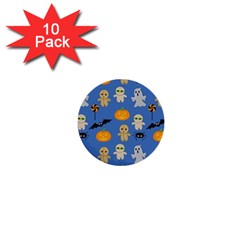 Halloween 1  Mini Buttons (10 Pack)  by Sobalvarro