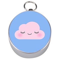Pink Cloud Silver Compasses by CuteKingdom