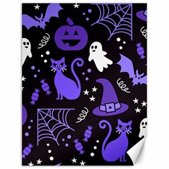 Halloween Party Seamless Repeat Pattern  Canvas 12  X 16  by KentuckyClothing