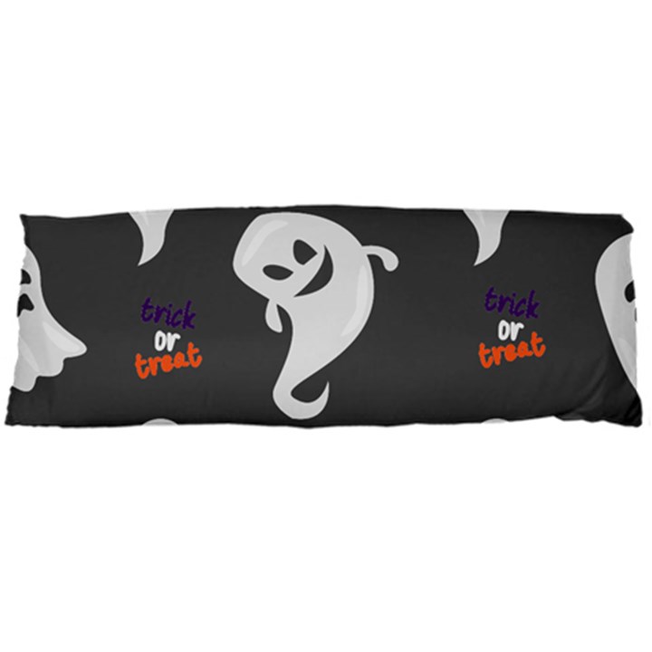 Halloween Ghost Trick or Treat Seamless Repeat Pattern Body Pillow Case Dakimakura (Two Sides)