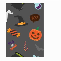 Halloween Themed Seamless Repeat Pattern Large Garden Flag (two Sides) by KentuckyClothing