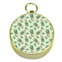 Pineapples Gold Compasses by goljakoff