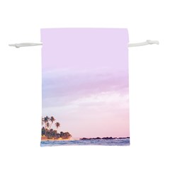 Seascape Sunset Lightweight Drawstring Pouch (m) by goljakoff
