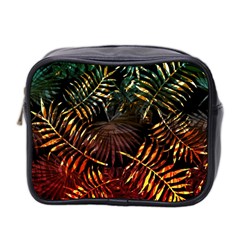 Tropical Leaves Mini Toiletries Bag (two Sides) by goljakoff
