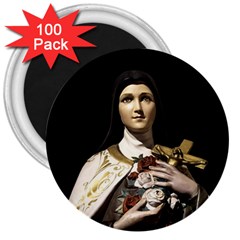 Virgin Mary Sculpture Dark Scene 3  Magnets (100 Pack) by dflcprintsclothing