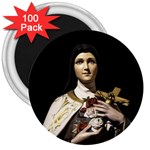Virgin Mary Sculpture Dark Scene 3  Magnets (100 pack)