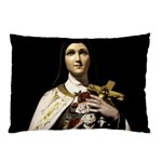 Virgin Mary Sculpture Dark Scene Pillow Case