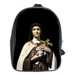 Virgin Mary Sculpture Dark Scene School Bag (Large)