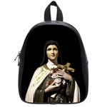 Virgin Mary Sculpture Dark Scene School Bag (Small)