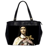 Virgin Mary Sculpture Dark Scene Oversize Office Handbag (2 Sides)