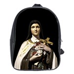 Virgin Mary Sculpture Dark Scene School Bag (XL)