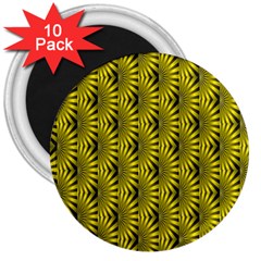 Digital Illusion 3  Magnets (10 Pack)  by Sparkle