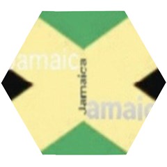 Jamaica, Jamaica  Wooden Puzzle Hexagon by Janetaudreywilson