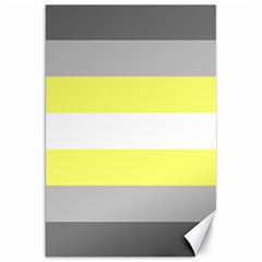 Deminonbinary Pride Flag Lgbtq Canvas 20  X 30  by lgbtnation
