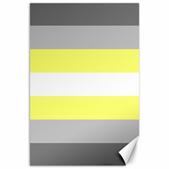 Deminonbinary Pride Flag Lgbtq Canvas 24  X 36  by lgbtnation