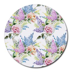 Flowers Round Mousepads by goljakoff