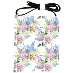 Flowers Shoulder Sling Bag by goljakoff