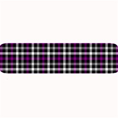 Asexual Pride Checkered Plaid Large Bar Mats by VernenInk
