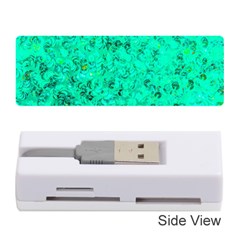 Aqua Marine Glittery Sequins Memory Card Reader (stick) by essentialimage