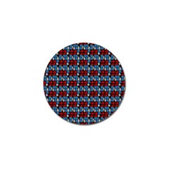 Red And Blue Golf Ball Marker (10 Pack)