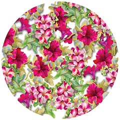 Rose Blossom Wooden Puzzle Round by goljakoff