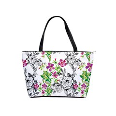 Flowers Classic Shoulder Handbag by goljakoff