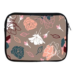 Rose -01 Apple Ipad 2/3/4 Zipper Cases by LakenParkDesigns