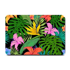 Tropical Greens Leaves Small Doormat 