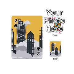 Minimal Skyscrapers Playing Cards 54 Designs (mini) by Alisyart