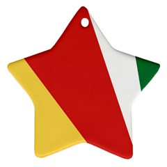 Seychelles-flag12 Ornament (star) by FlagGallery