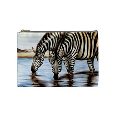 Zebras  Cosmetic Bag (medium)