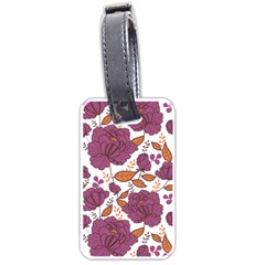 Rose Flowers Luggage Tag (one Side) by goljakoff