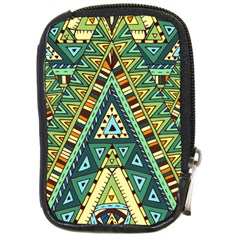 Native Ornament Compact Camera Leather Case by goljakoff