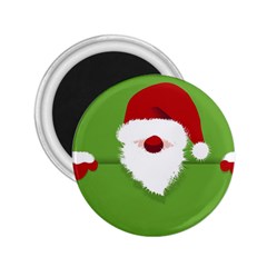 Santa Claus Hat Christmas 2 25  Magnets