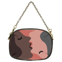 Illustrations Of Love And Kissing Women Chain Purse (two Sides) by Alisyart