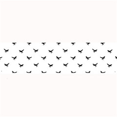 Birds Flying Motif Silhouette Print Pattern Large Bar Mats by dflcprintsclothing