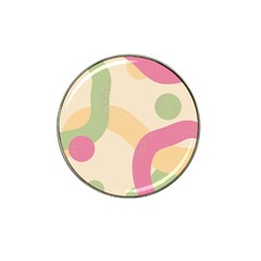Line Pattern Dot Hat Clip Ball Marker (4 Pack)