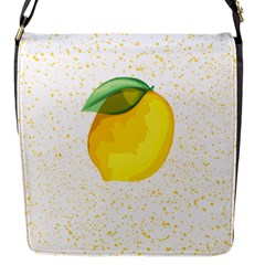 Illustration Sgraphic Lime Orange Flap Closure Messenger Bag (s) by HermanTelo