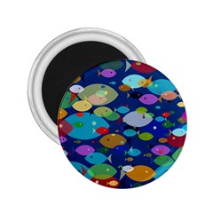 Illustrations Sea Fish Swimming Colors 2 25  Magnets