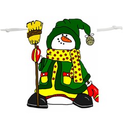 Christmas Snowman   Lightweight Drawstring Pouch (xl) by IIPhotographyAndDesigns