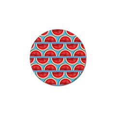Illustrations Watermelon Texture Pattern Golf Ball Marker