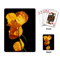 Yellow Poppies Playing Cards Single Design (rectangle) by Audy