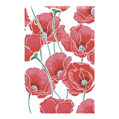 Red Poppy Flowers Shower Curtain 48  X 72  (small)  by goljakoff