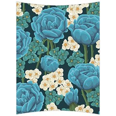Blue Roses Back Support Cushion by goljakoff