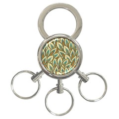 Field Leaves 3-ring Key Chain by goljakoff
